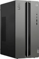 Lenovo - LOQ Tower Gaming Desktop - Intel i5 14400F - 16GB Memory - NVIDIA GeForce RTX 3050 - 512GB SDD - Luna Gray - Front_Zoom
