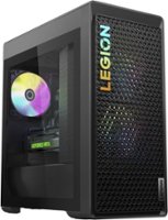 Lenovo - Legion Tower 5i Gaming Desktop - Intel Core i5 14400F - 16GB Memory - NVIDIA GeForce RTX 4060 - 1TB SSD - Storm Grey - Front_Zoom