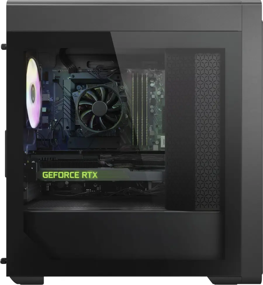 Alt View 2. Lenovo - Legion Tower 5i Gaming Desktop - Intel Core i5 14400F - 16GB Memory - NVIDIA GeForce RTX 4060 - 1TB SSD - Storm Grey.