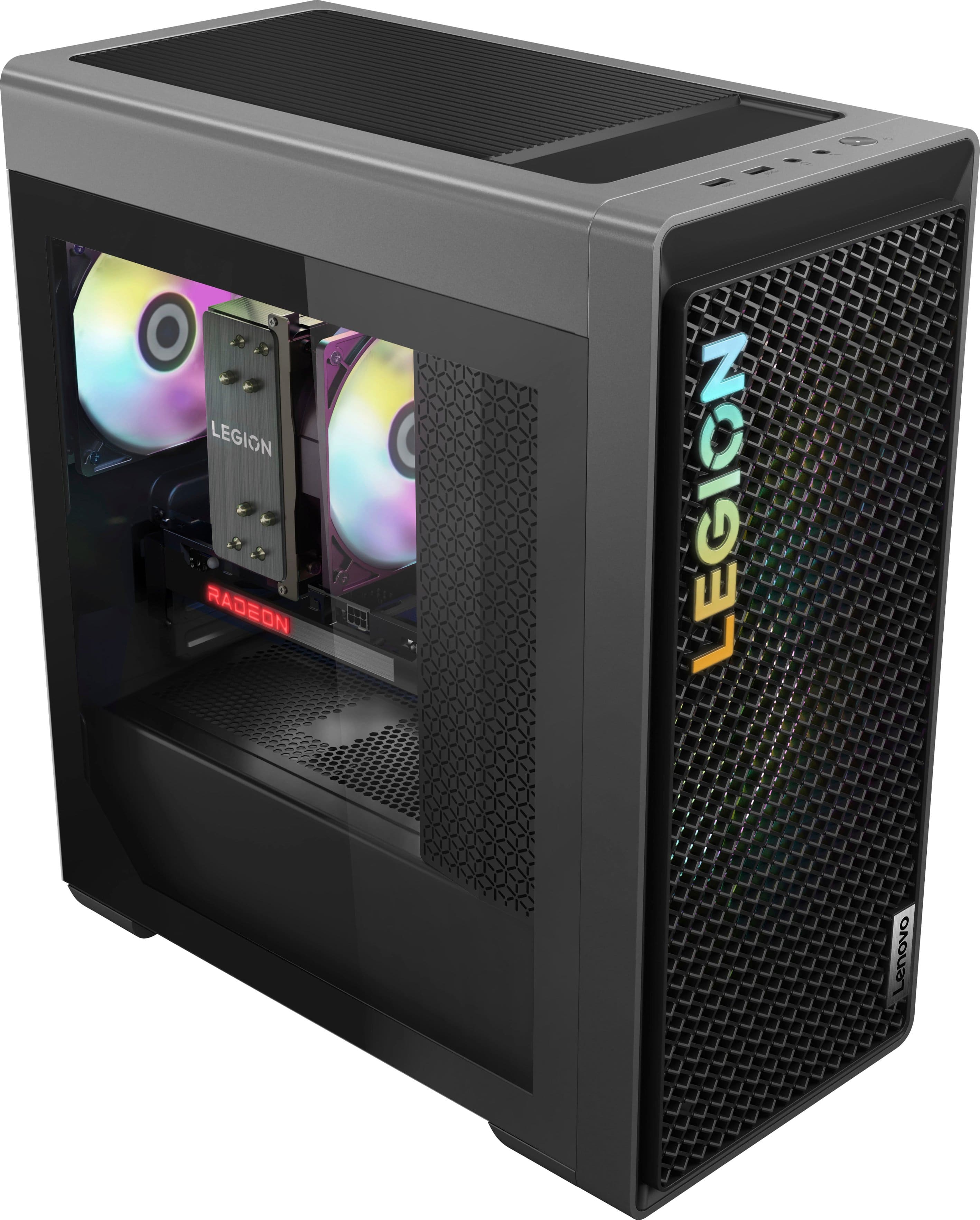 Lenovo Legion Tower 5 Gaming Desktop AMD Ryzen 7 7700 16GB Memory AMD  Radeon RX 7600 1TB SSD Storm Gray 90UX000XUS - Best Buy