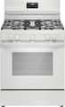 Frigidaire - 30 in. Wide 5 burners 5.1 Cu. Ft. Freestanding Gas Range with Quick Boil Burner - White