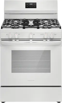 Frigidaire 5.1 Cu. Ft Freestanding Gas Range with Quick Boil Burner - White