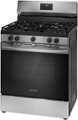 Angle Zoom. Frigidaire 5.1 Cu. Ft Freestanding Gas Range with Quick Boil Burner - Stainless Steel.