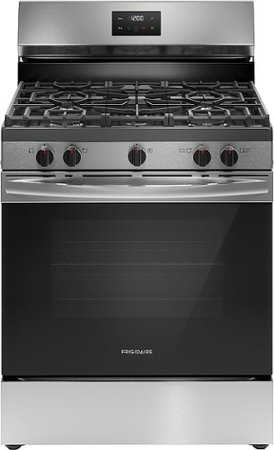 Frigidaire 5.1 Cu. Ft Freestanding Gas Range with Quick Boil Burner - Stainless Steel