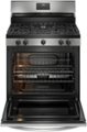 Alt View Zoom 1. Frigidaire 5.1 Cu. Ft Freestanding Gas Range with Quick Boil Burner - Stainless Steel.