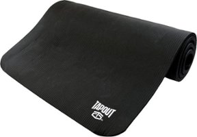 Black 12mm Fitness Mat Tapout - Black - Front_Zoom