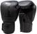 Front. Tapout - Boxing Gloves with Mesh Palm for Men and Women - Black.