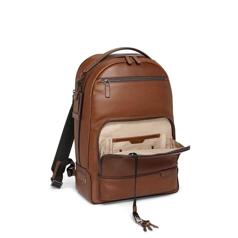 Left. TUMI - Harrison Warren Backpack - Cognac.