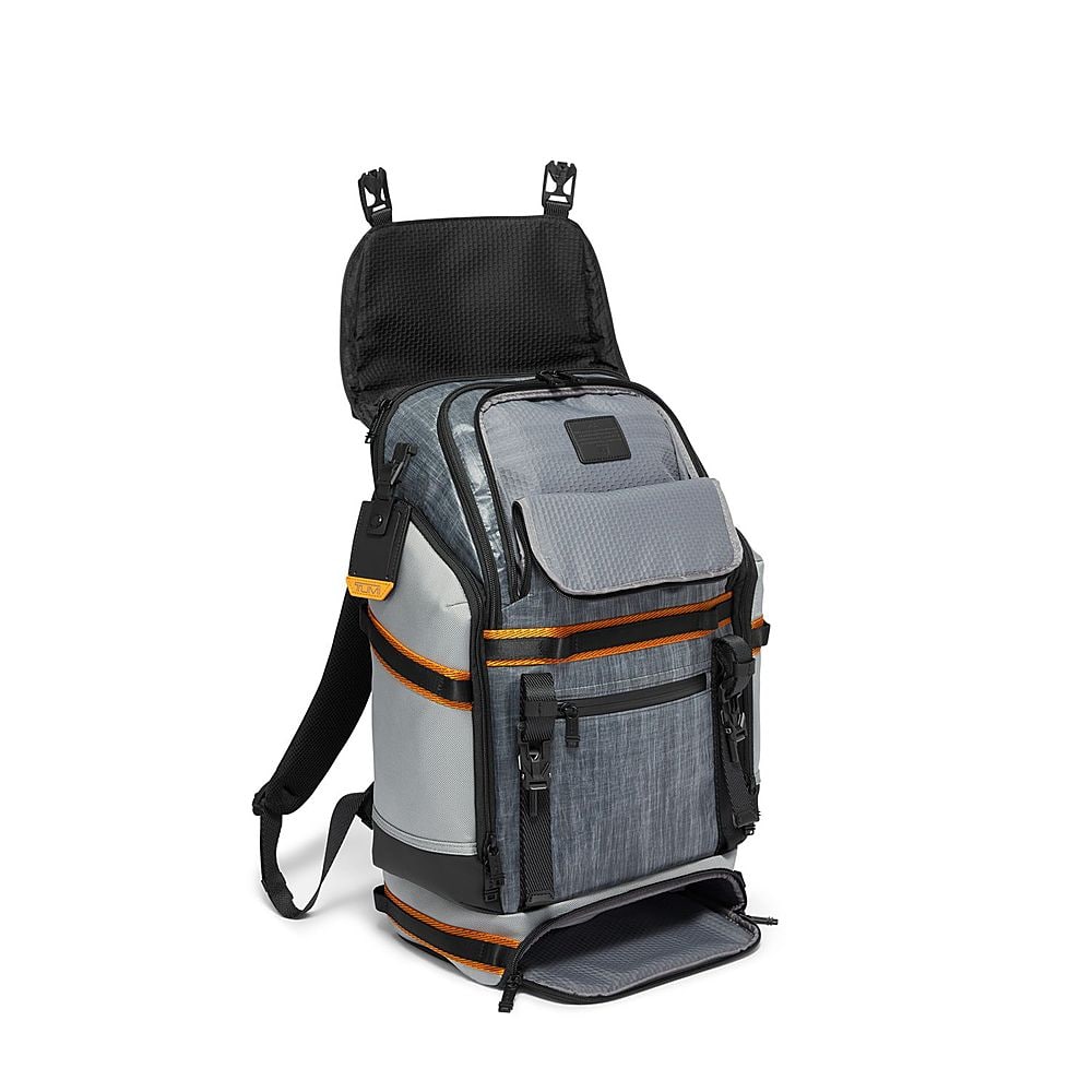Alt View 11. TUMI - Alpha Bravo Expedition Flap Backpack - Steel.