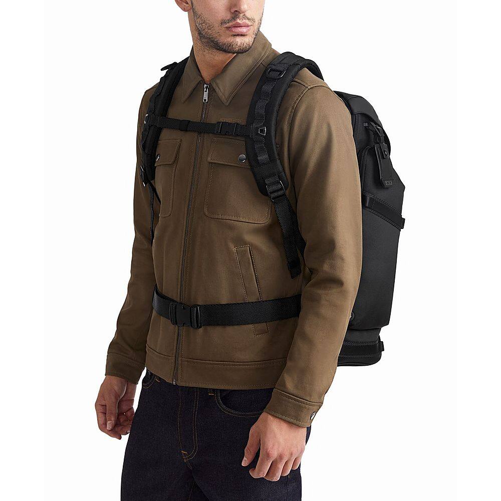 Alt View 14. TUMI - Alpha Bravo Expedition Flap Backpack - Steel.