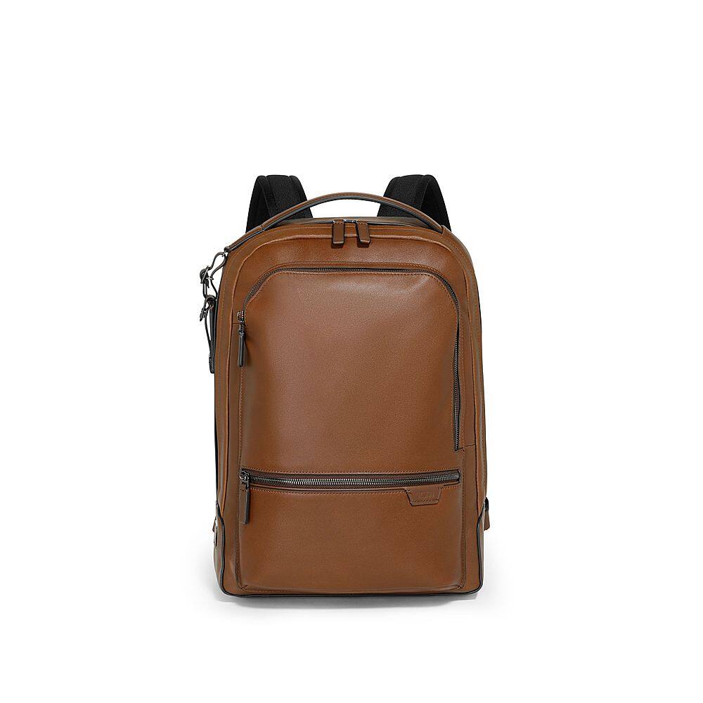 Front. TUMI - Harrison Bradner Backpack - Cognac.