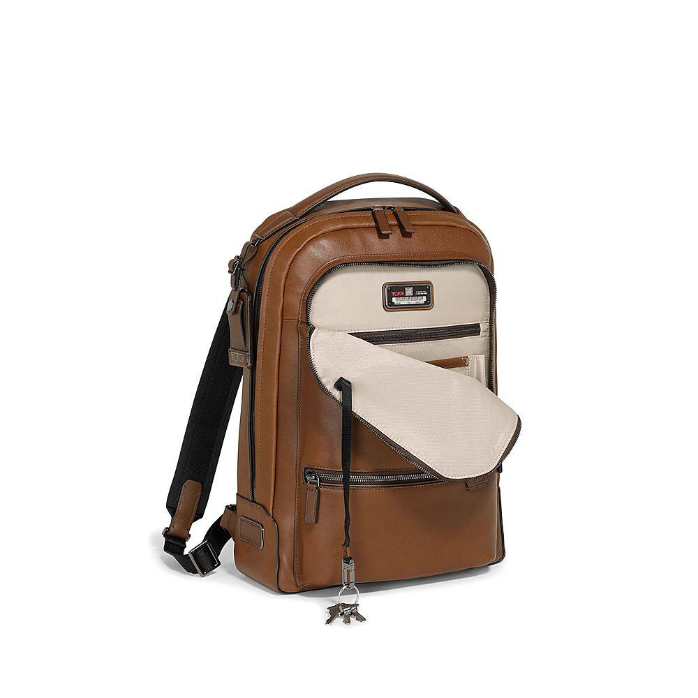 Left. TUMI - Harrison Bradner Backpack - Cognac.