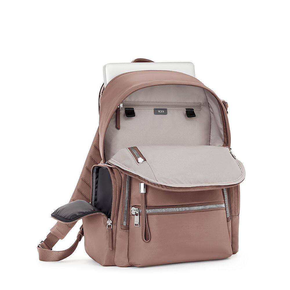 Angle. TUMI - Voyageur Celina Backpack - Light Mauve.