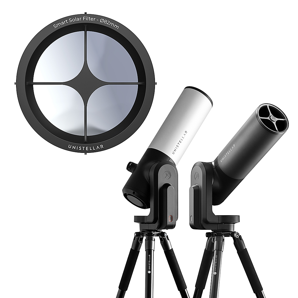 Angle View: Unistellar - eQuinox/eVscope Smart Solar Filter 112mm - Black