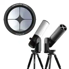 Angle. Unistellar - eQuinox/eVscope Smart Solar Filter 112mm - Black.
