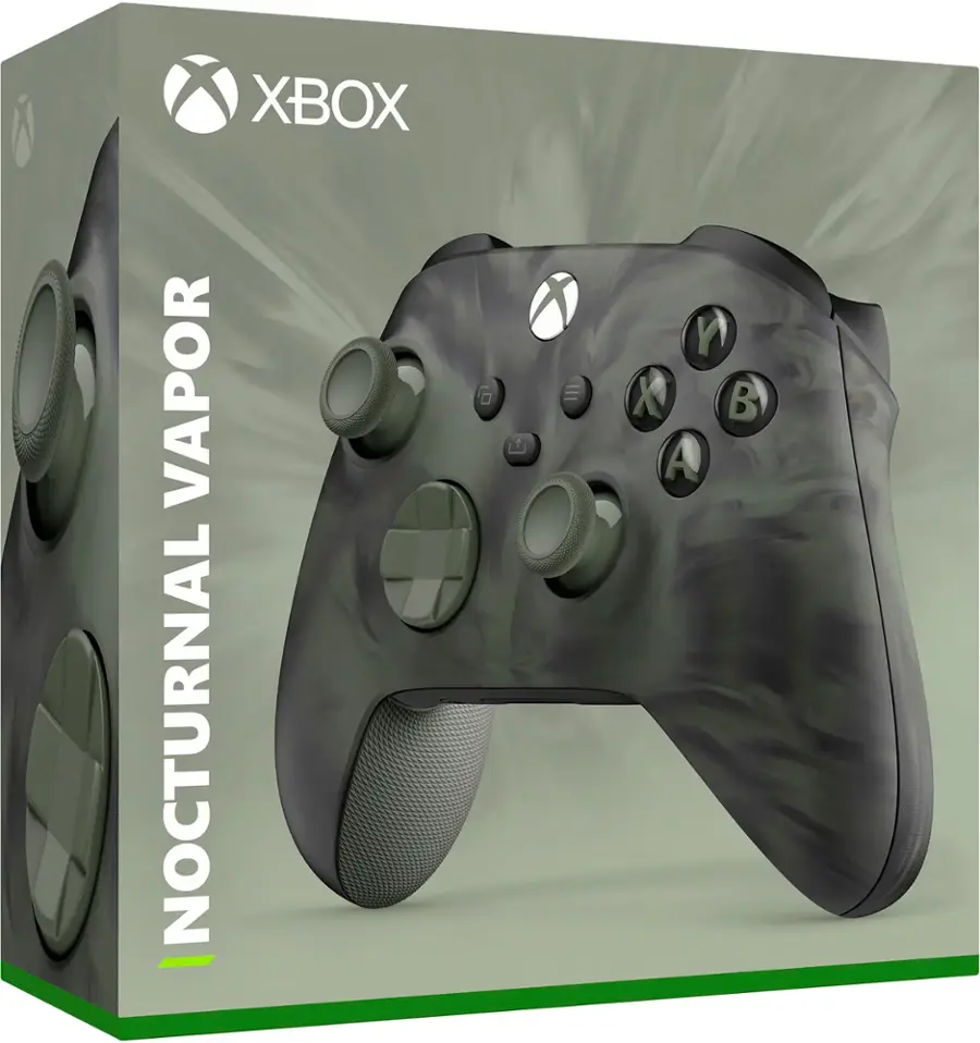 Alt View 20. Microsoft - Xbox Wireless Controller for Xbox Series X, Xbox Series S, Xbox One, Windows Devices - Nocturnal Vapor Special Edition.