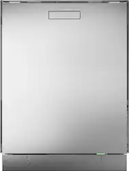 Asko - 24" Dishwasher with Front Control, Pocket Handle, Stainless Steel tub, 3 Racks, 42 dBA, ADA - Front_Zoom