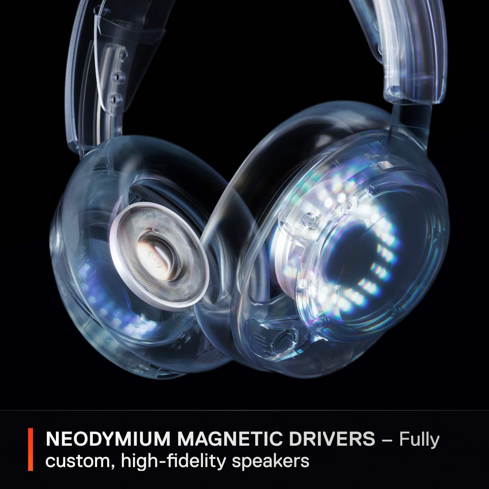 NEODYMIUM MAGNETIC DRIVERS - Fully custom, high-fidelity speakers.