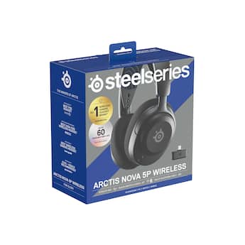 SteelSeries Arctis Nova 5P Wireless Over the Ear Gaming Headset SteelSeries Arctis Nova 5P Wireless Over the Ear Gaming Headset