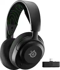 Front. SteelSeries - Arctis Nova 5X Wireless Over-the-Ear Gaming Headset with 2.4Ghz/Bluetooth for Xbox Series X|S, Xbox One - Black.