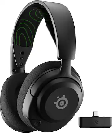 Front. SteelSeries - Arctis Nova 5X Wireless Gaming Headset for Xbox Series X|S, Xbox One - Black.