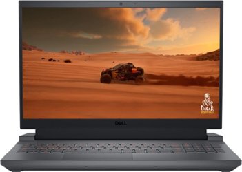 Dell G15 15.6" FHD 120Hz Gaming Laptop - Intel Core i7 16GB Memory - NVIDIA GeForce RTX 4060 - 1TB SSD - Dark Shadow Gray w/ Black Thermal Shelf - Front_Zoom