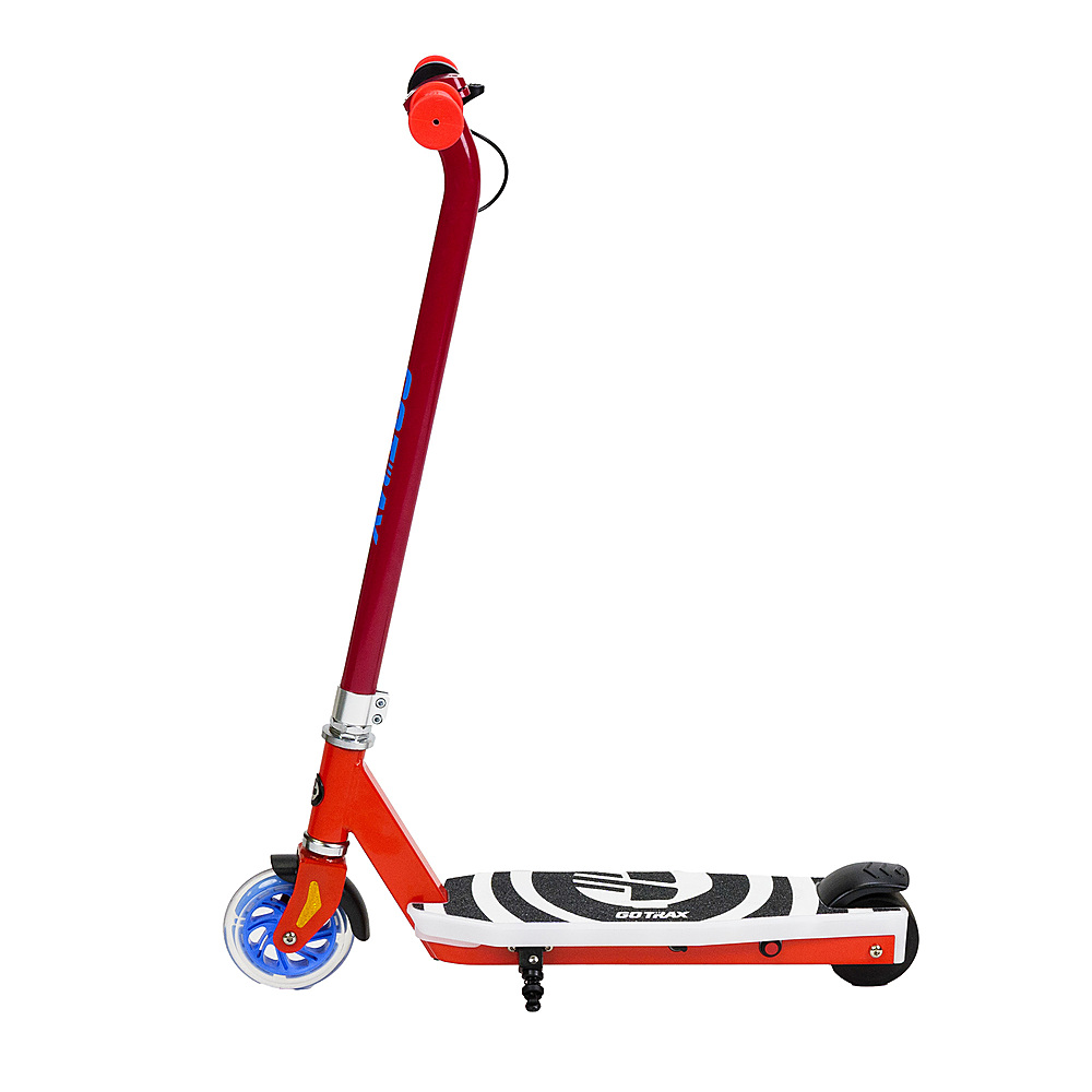 Left View: GoTrax - Scout 2.0 Electric Scooter - Red