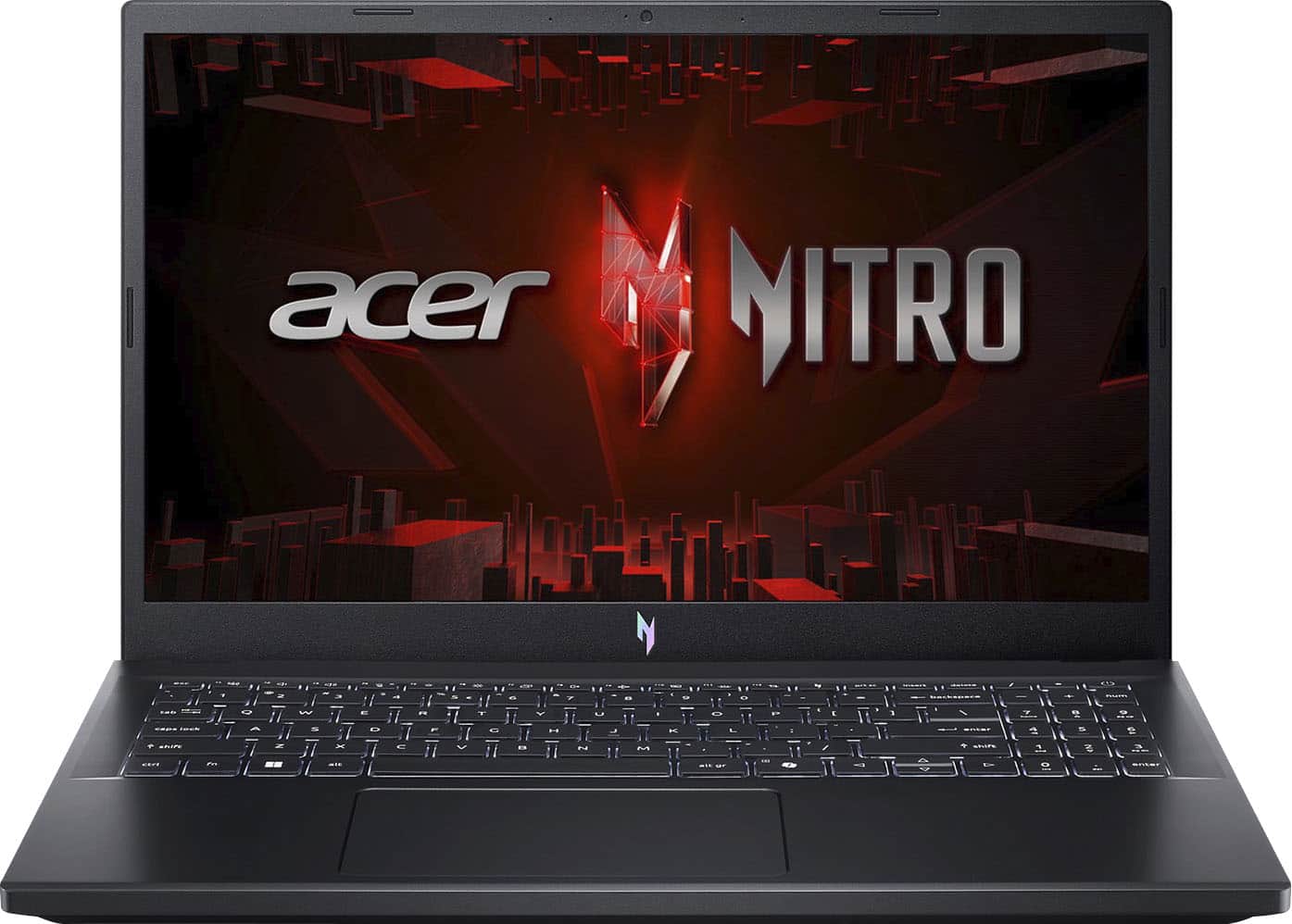 Alt View 10. Acer - Nitro V ANV15-51-789J 15.6" FHD IPS Laptop -13th Gen Intel Core i7- NVIDIA GeForce RTX 4060-16GB DDR5-512GB SSD - Obsidian Black.