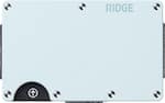 Front. The Ridge Wallet - The Ridge Wallet - Aluminum: Cash Strap - Sea Glass.