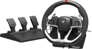 HORI Force Feedback Racing Wheel DLX Designed for Xbox Series X|S - Black - Front_Zoom
