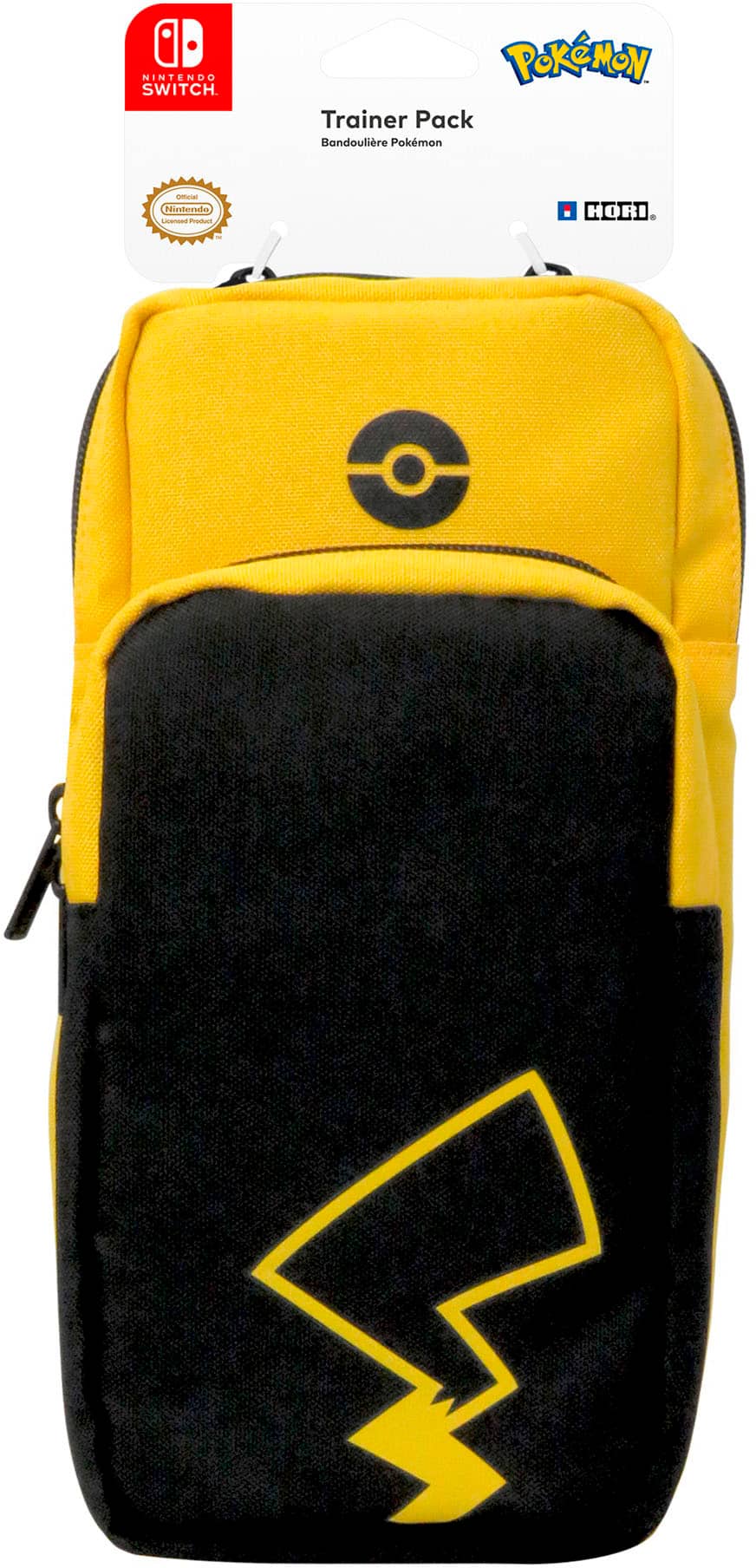 Front. Hori - HORI Adventure Pack (Pikachu) for Nintendo Switch - YELLOW.