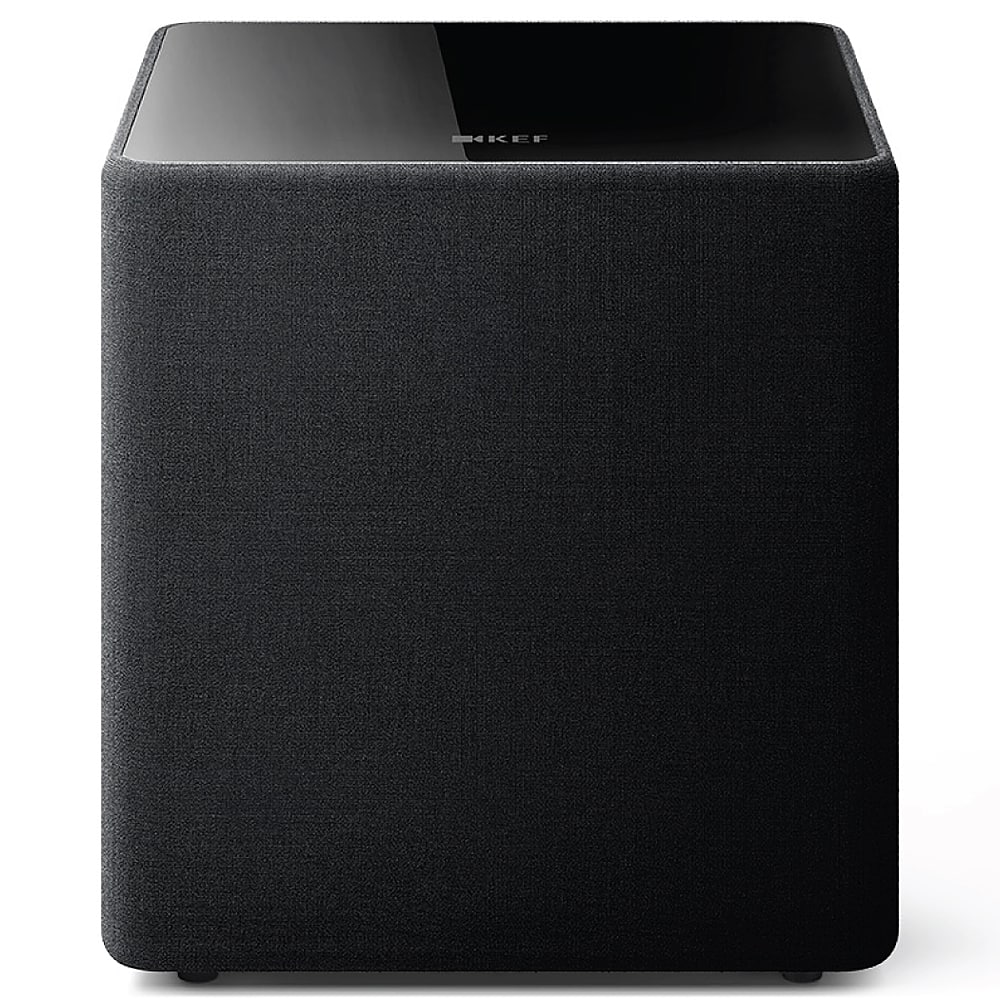Front. KEF - KUBE 10 MIE Subwoofer (Each) - Black.