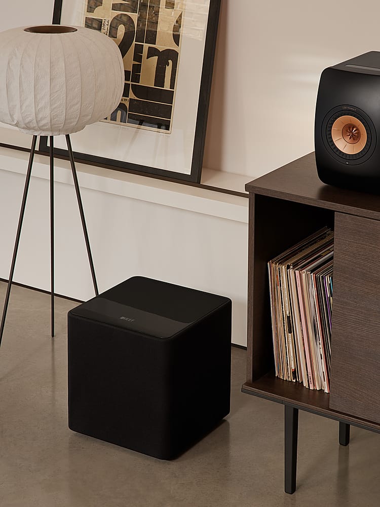 Alt View 13. KEF - KEF KUBE 10 MIE Subwoofer (Each) - Black.