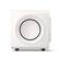 Left. KEF - KEF KC92 Force-cancelling Subwoofer (Each) - White.