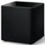 Angle. KEF - KEF KUBE12 MIE Subwoofer (Each) - Black.