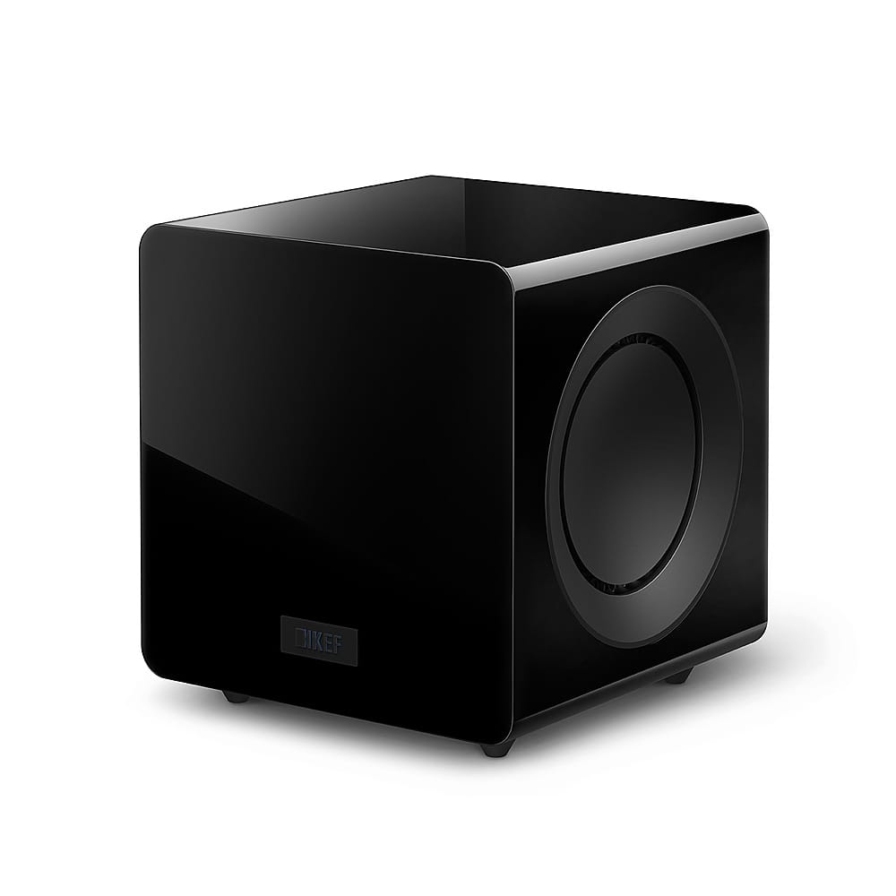 Angle. KEF - KEF KC92 Force-cancelling Subwoofer (Each) - Black.