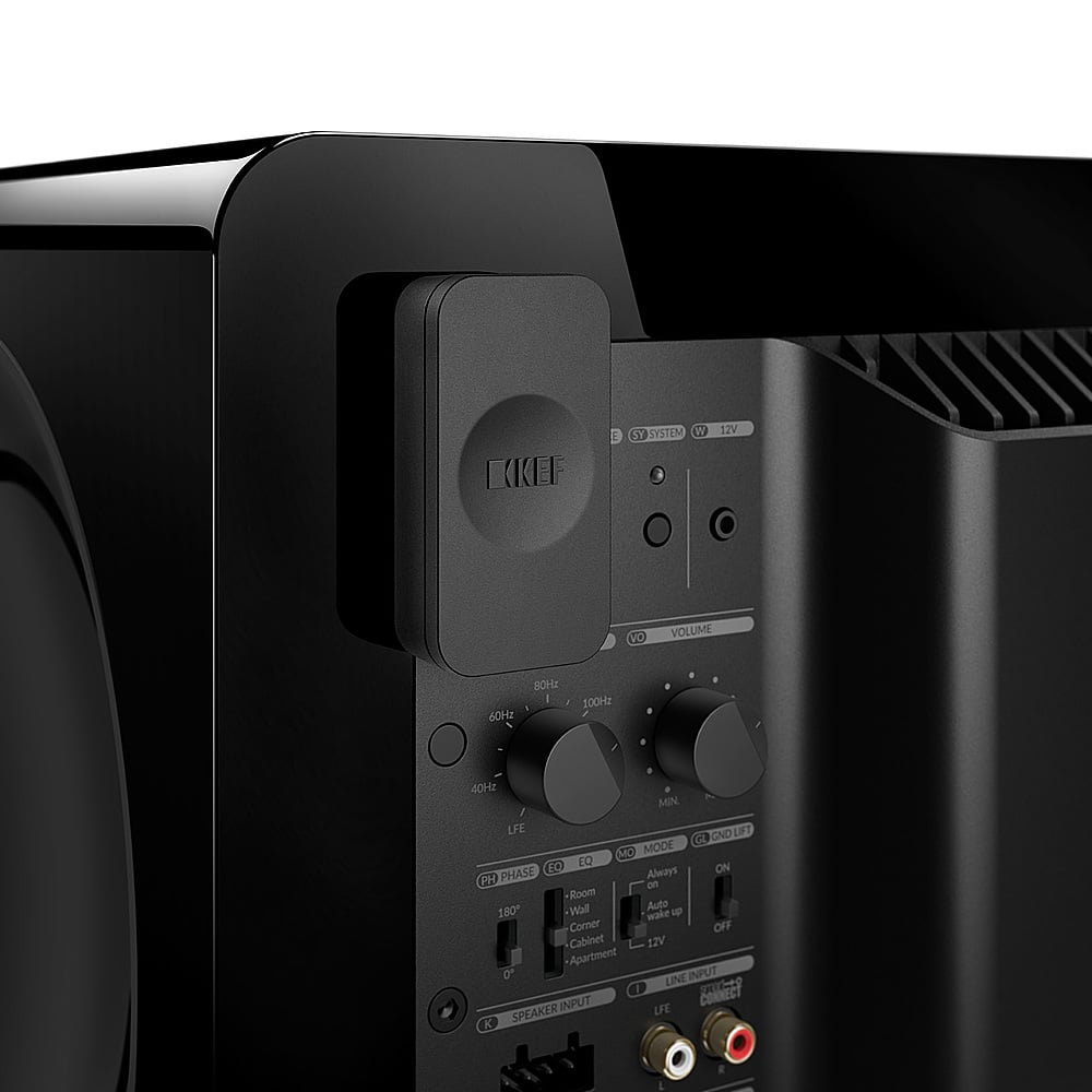 Alt View 11. KEF - KEF KC92 Force-cancelling Subwoofer (Each) - Black.