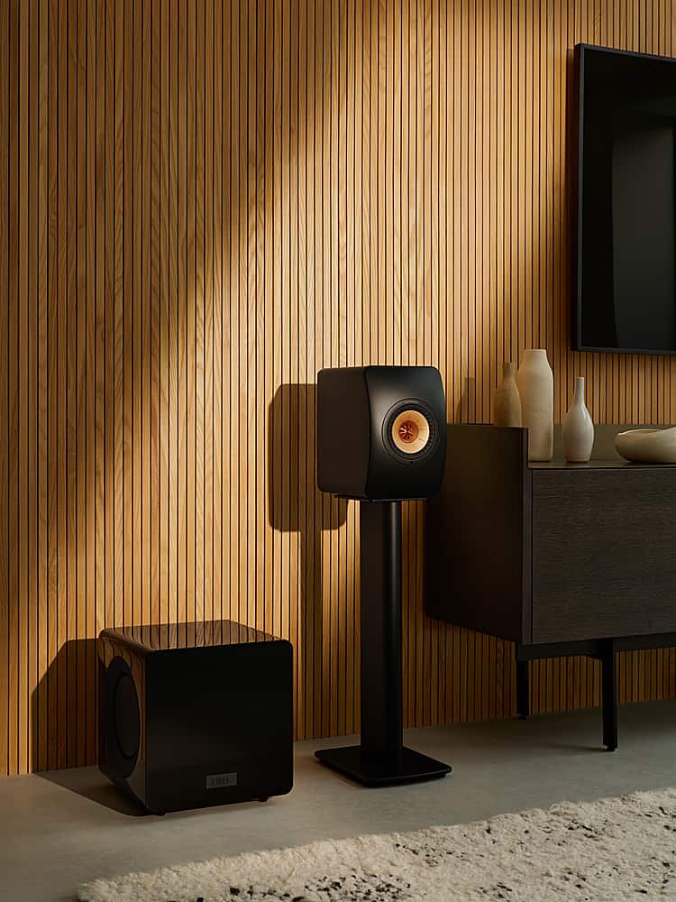 Alt View 12. KEF - KEF KC92 Force-cancelling Subwoofer (Each) - Black.