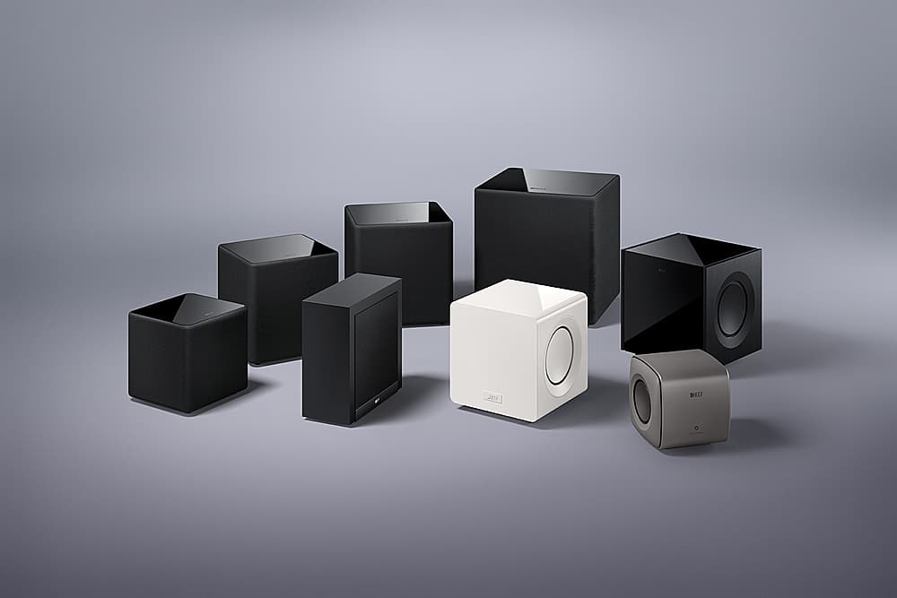 Alt View 13. KEF - KEF KC92 Force-cancelling Subwoofer (Each) - Black.