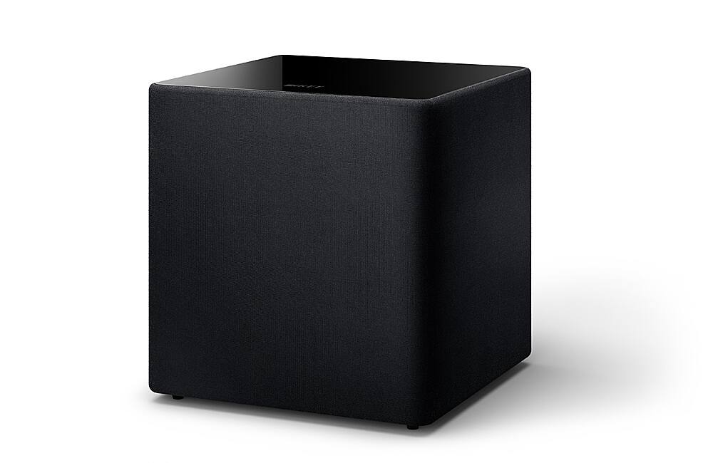 Angle. KEF - KEF KUBE 15 MIE Subwoofer (Each) - Black.