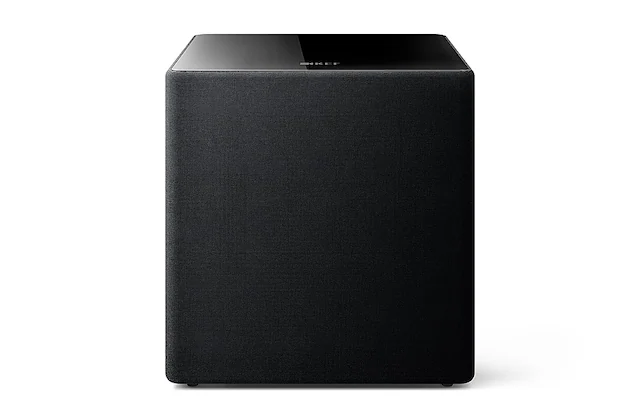 Front. KEF - KEF KUBE 15 MIE Subwoofer (Each) - Black.