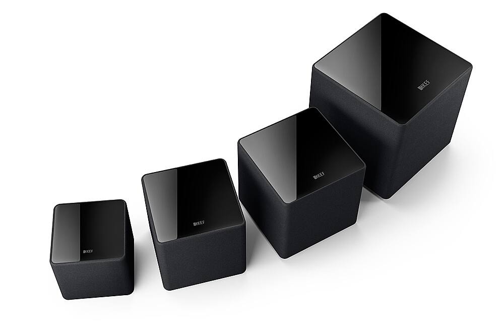 Alt View 12. KEF - KEF KUBE 15 MIE Subwoofer (Each) - Black.