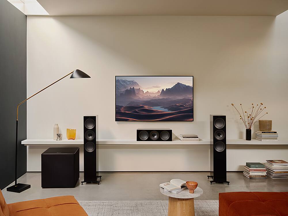 Alt View 13. KEF - KEF KUBE 15 MIE Subwoofer (Each) - Black.