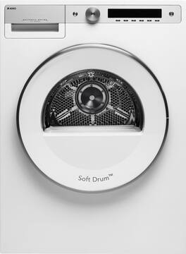 Asko - 5.1 cu. ft. Stackable Electric Vented Dryer with Butterfly Drying System, Soft Drum Technology, 15 Programs - White