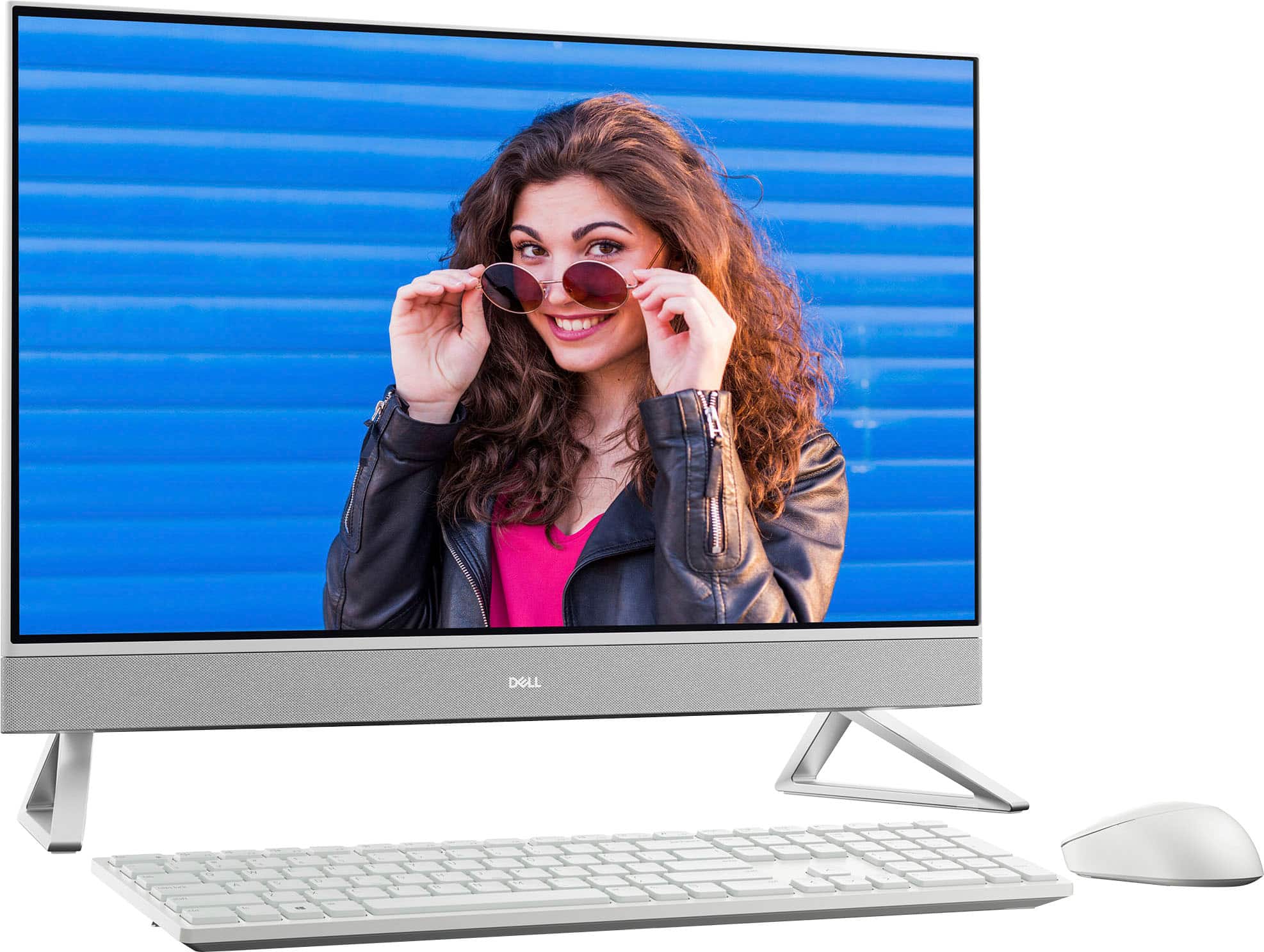 Alt View 5. Dell - Inspiron 27" Touch-Screen All-In-One - Intel Core 7 - 16GB Memory - 1TB SSD - White.