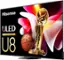 Angle. Hisense - 65" Class U8 Series Mini-LED 4K UHD QLED Google TV - Black.