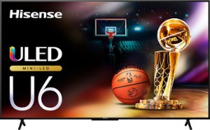 Hisense - 65" Class U6 Series Mini-LED 4K QLED Google TV - Front_Zoom