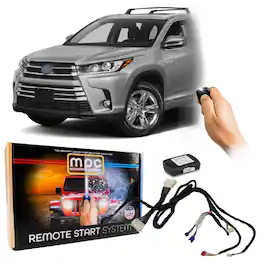 MPC - Remote Starter For Toyota Highlander 2014-2019 HYBRID | Plug and Play | 3X Lock - Black