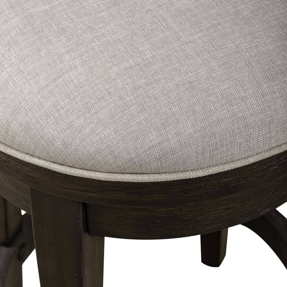 Back. Liberty Furniture Industries - Mill Creek Console Swivel Stool - Brown.