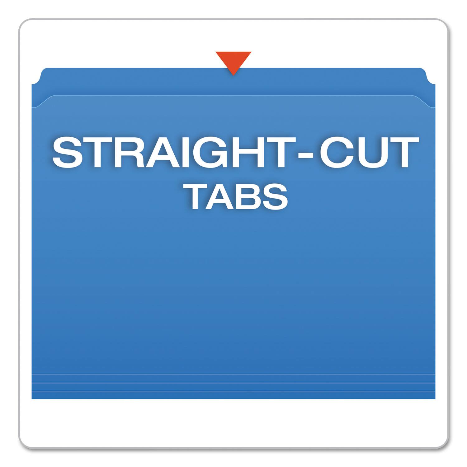 STRAIGHT-CUT TABS